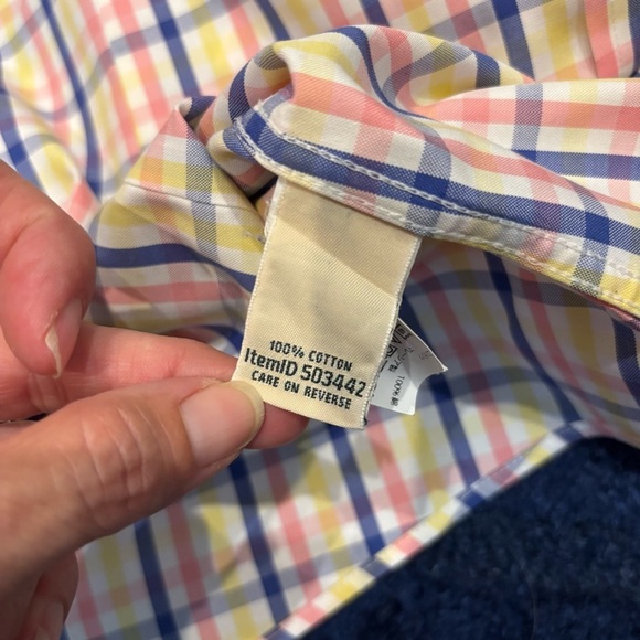 L.L. Bean Women’s 2X Plaid Button Down Shirt Wrinkle Free Top - Picture 11 of 11